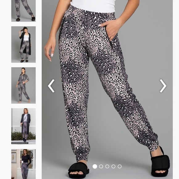 peach Pants - Animal Print Joggers - NWT - Size Small